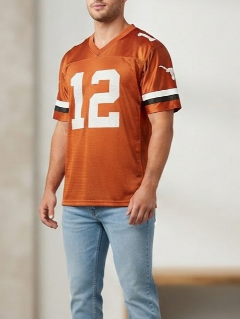 NCAA Texas Longhorn Jersey Number 12 Men's XL